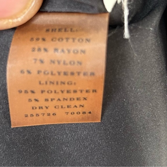 Ann Taylor Textured Cotton Blend Office Dress Boat Neck Black White Size 6 - Picture 9 of 9